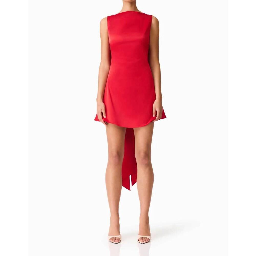 NEW ELLIATT jacinta shift mini dress in red